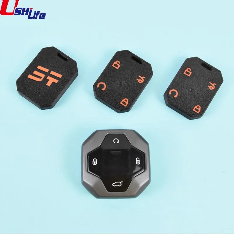 for Jetour T2 Accessories Traveler Pro Jetour Shanhai T2 T1 Car Remote Control Keycase 4-Key Car Key Modified Shell Accessories