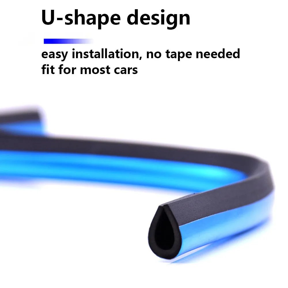 10Pcs U-Shaped Car Air Conditioner Trim Strips - 20cm Decor