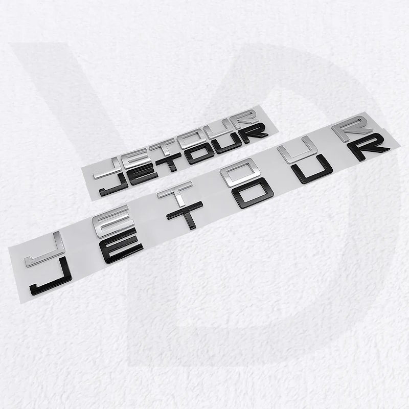 1pcs ABS Car Body Side Rear Trunk Emblem Badge Stickers for Chery Jetour X70 X90 X95 X70S X70M Cowin X3 X5 K60 Auto Accessories