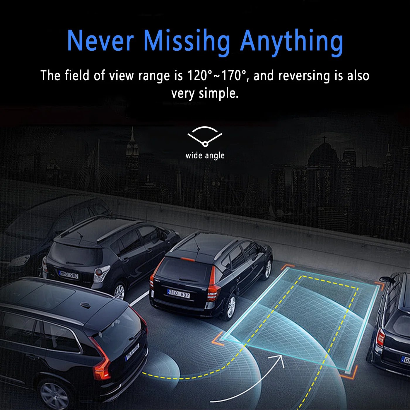 3-Channel 1080P Dash Cam with 32GB Card - Front, Inside, Rear