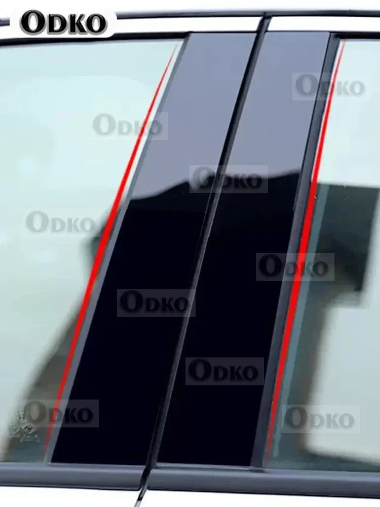 8Pcs Car Door & Window Trim Stickers for Chery Jetour X70 Plus