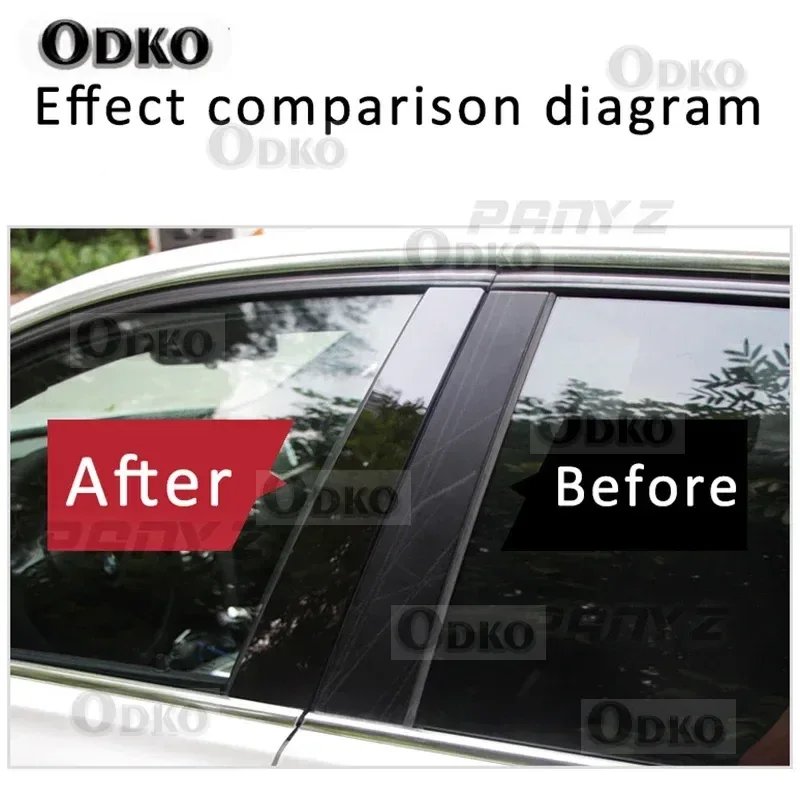 8Pcs Car Door & Window Trim Stickers for Chery Jetour X70 Plus