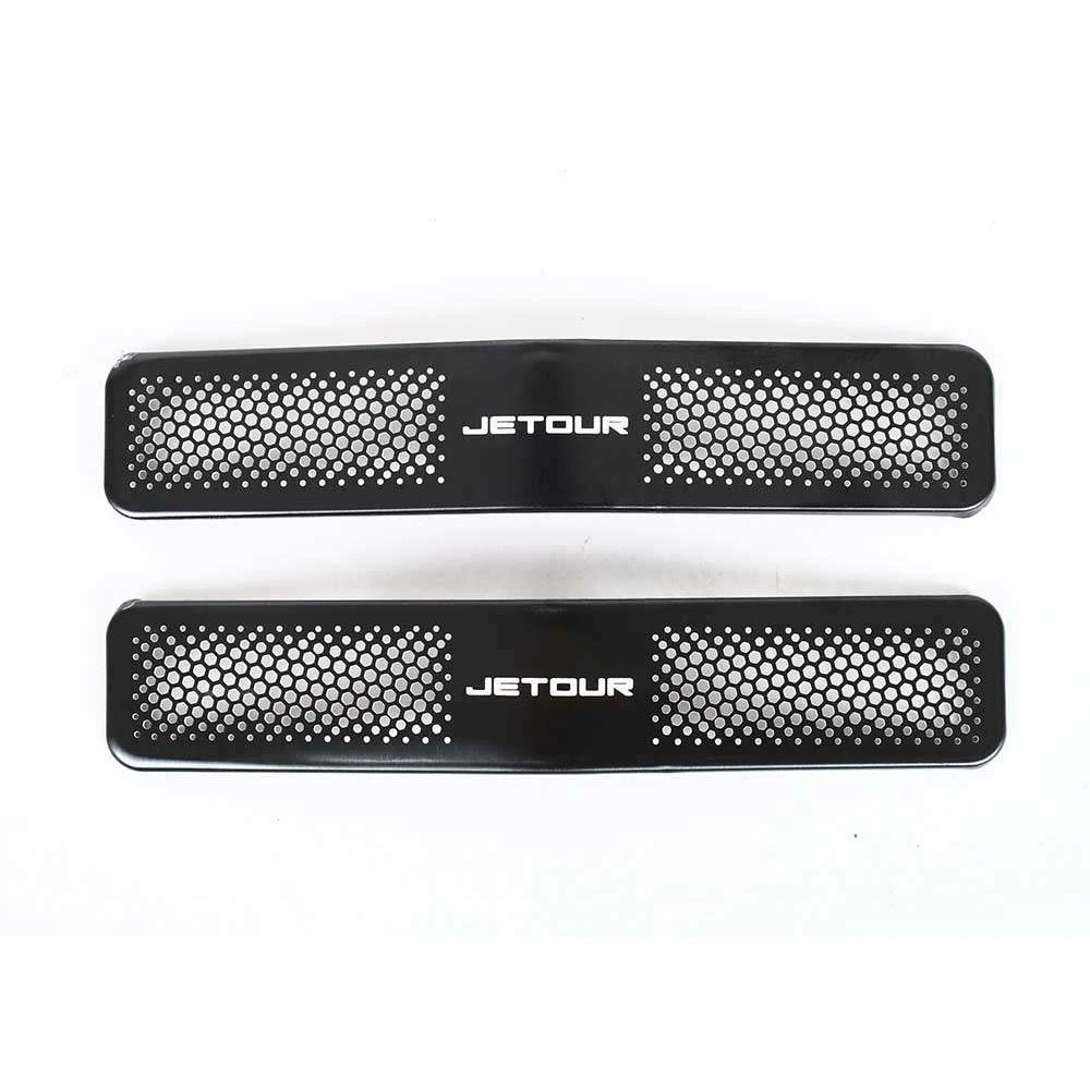 Abaiwai Car Seats Air Conditioning Outlet Stainless Steel Cover For Jetour Traveller T2 2023 2024 2025 3d Modified Accessories