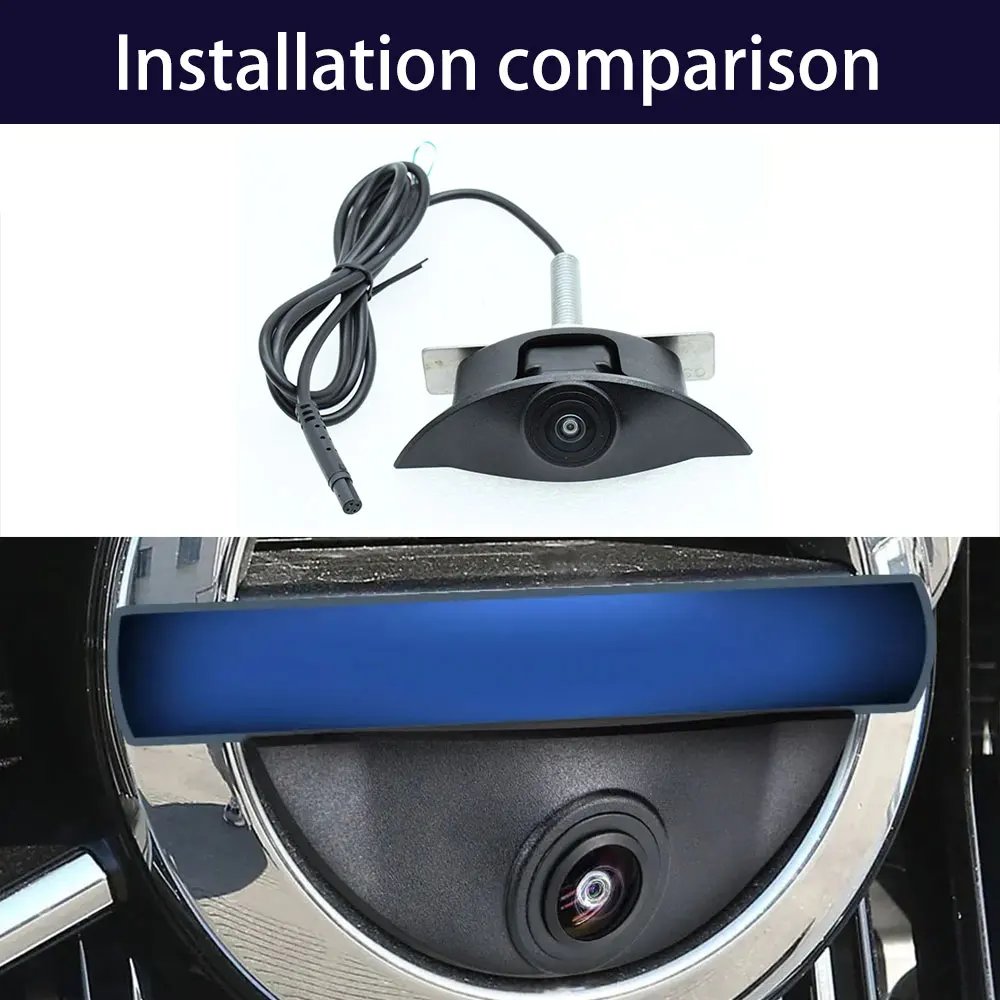 AHD 1080P Fisheye Front Camera for Volvo XC60 XC70 XC90 S40 S60