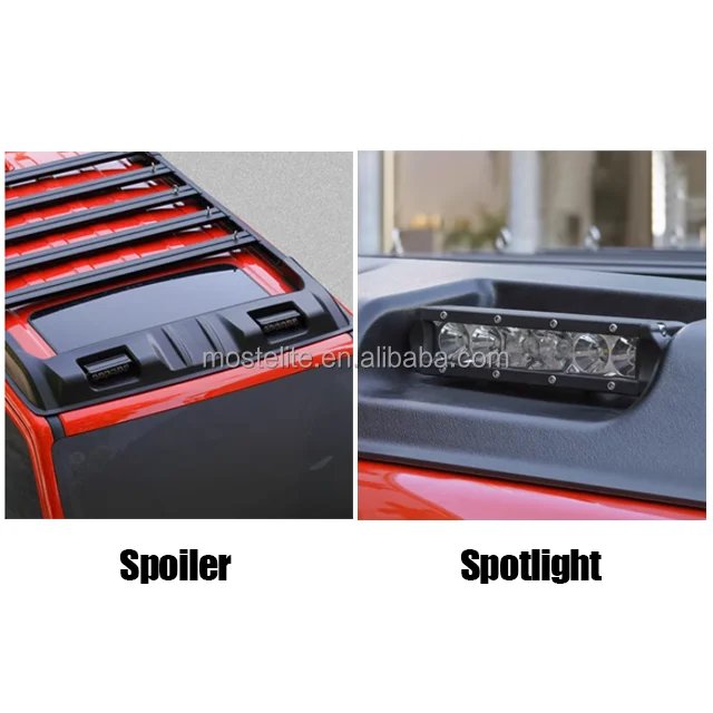 Aluminum LED Spoiler Roof Rack for GWM Tank 300 - Hot Sale
