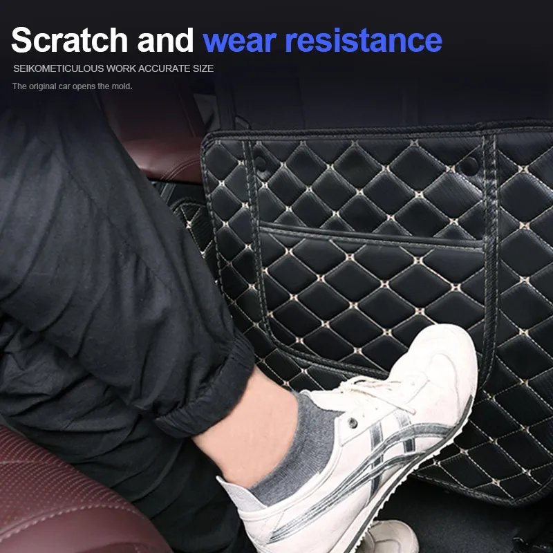 Anti-Kick PU Leather Car Seat Back Cover for Chery Jetour 2021-2024