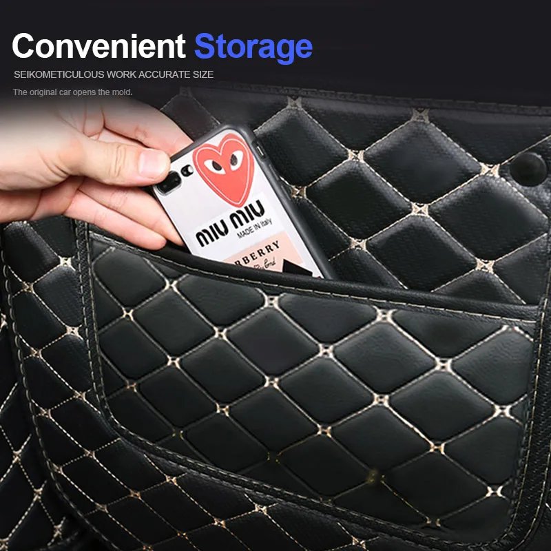 Anti-Kick PU Leather Car Seat Back Cover for Chery Jetour 2021-2024