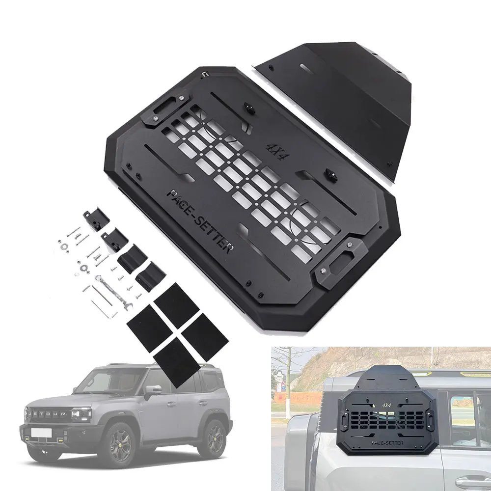 Automotive Parts Accessories Auto Spares Side Window Mecha Toolbox Black Side Tool Box for Jetour Traveller T2 2023 2024