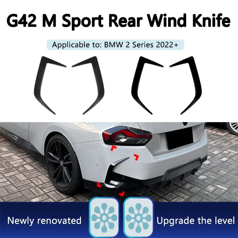 BMW 2 Series G42 M Sport 2022+ Rear Air Knife Vent Spoiler