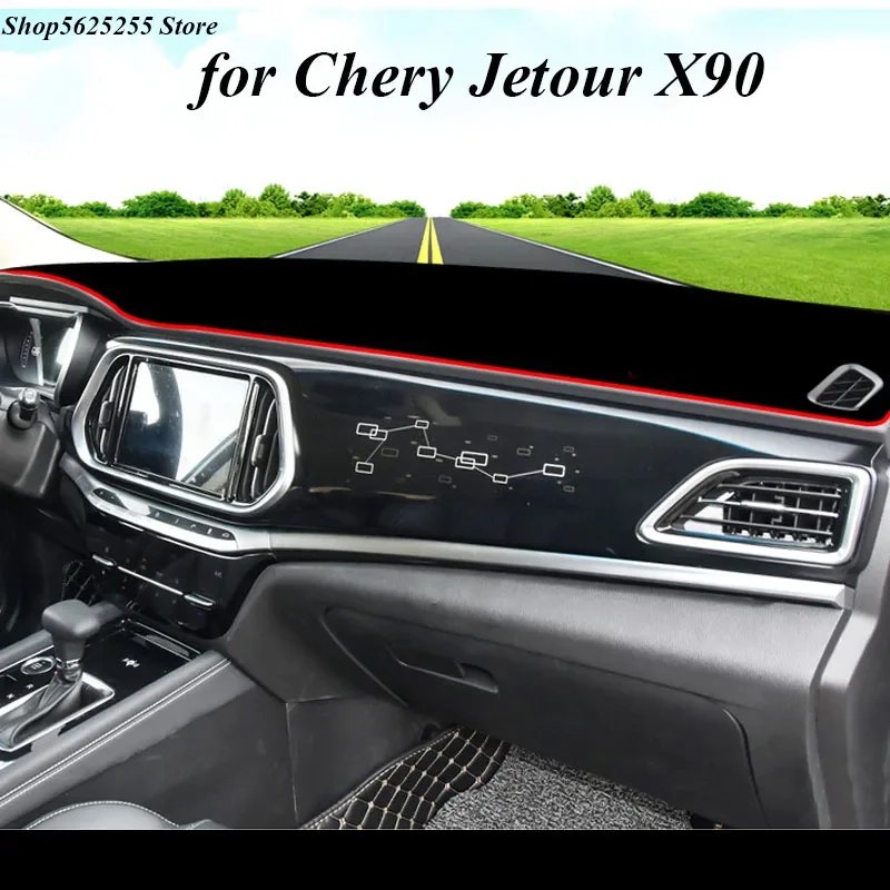 Car Dashboard Cover Mat Sun Shade Pad for Chery Jetour X90 2019 2020 2021 Accessories Auto Heat Insulation Styling Protection