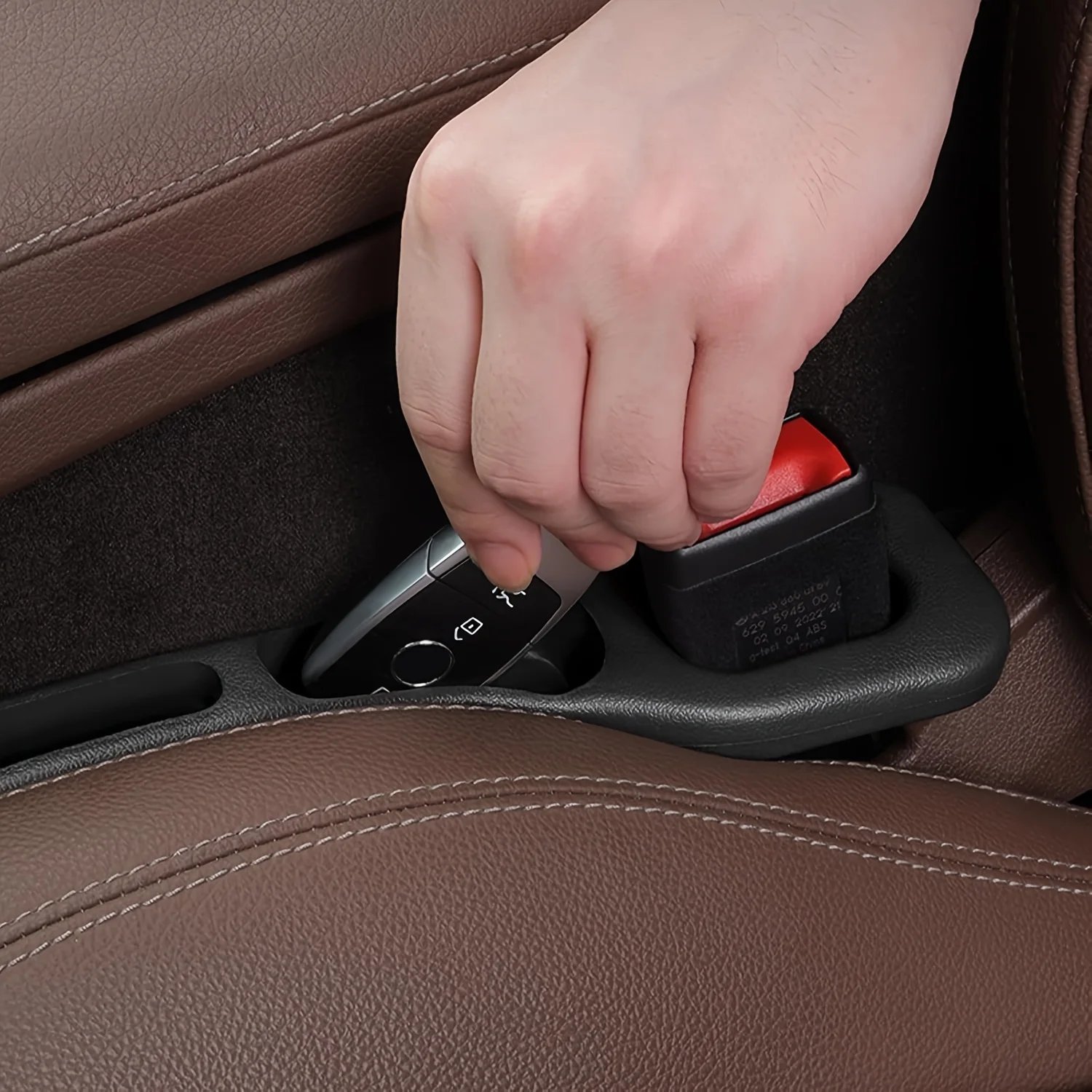 Car Seat Gap Filler Organizer - Waterproof 2-Piece Set