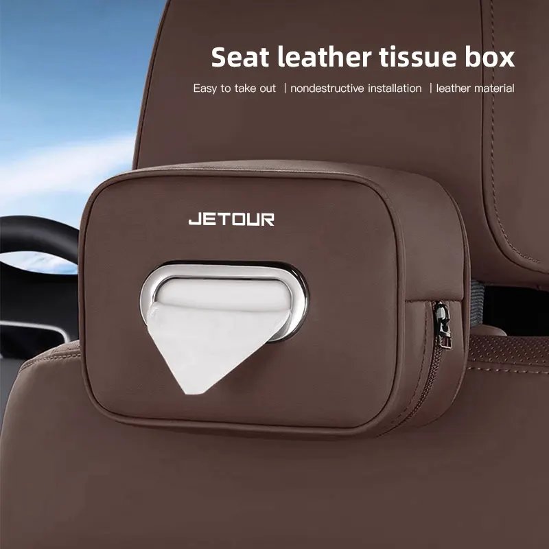 Car Tissue Organizer Box for Jetour X70 X90 X70S PLUS & More