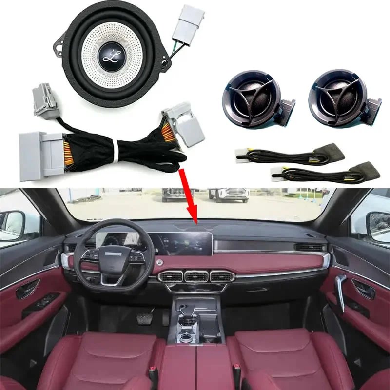 Car tweeter speaker Instrument panel center mid-range speaker Door tweeter speaker for Jetour X70 Plus X90 Plus