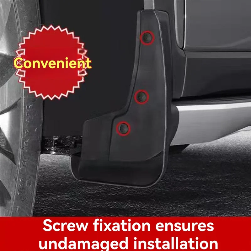 Chery Jetour Dashing 2023-2024 Molded Mud Flaps - 4-Pack