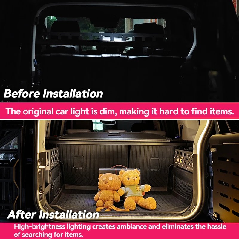 Chery Jetour T2 2023+ 350cm LED Trunk Ambient Light Strip