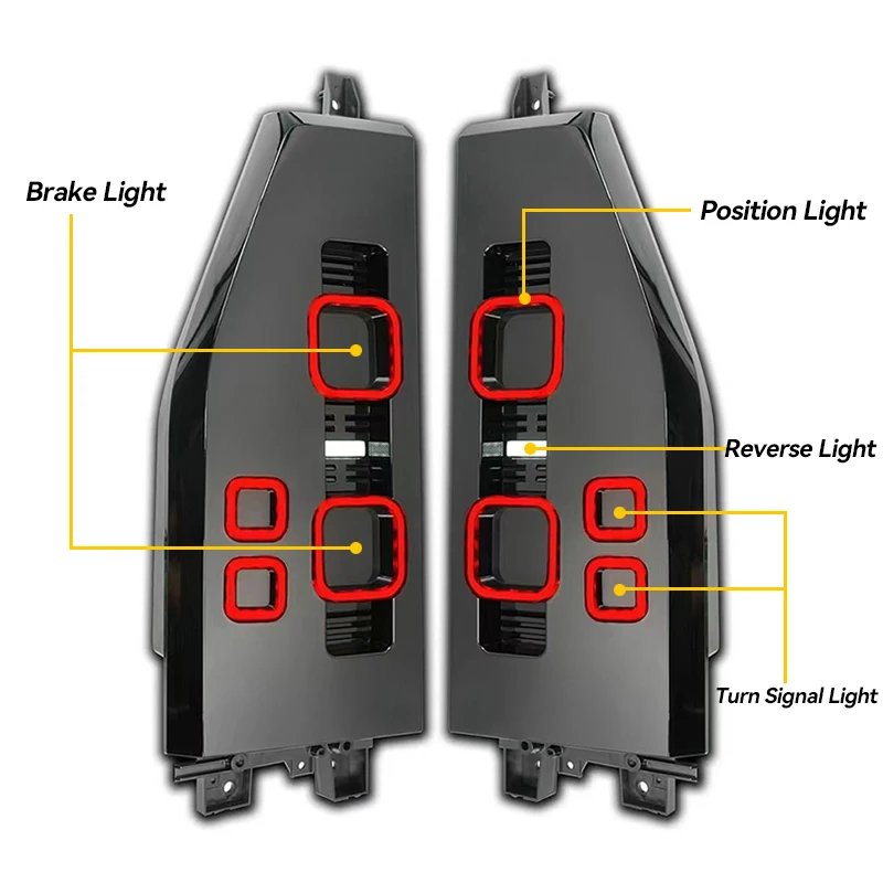 Chery Jetour T2 Traveler LED Taillights Upgrade Accessories