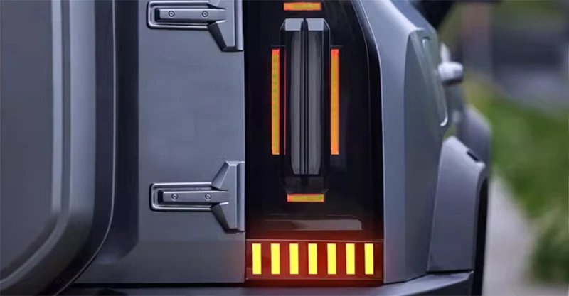 Chery JETOUR Traveler T2 2023-2025 LED Rear Bumper Light