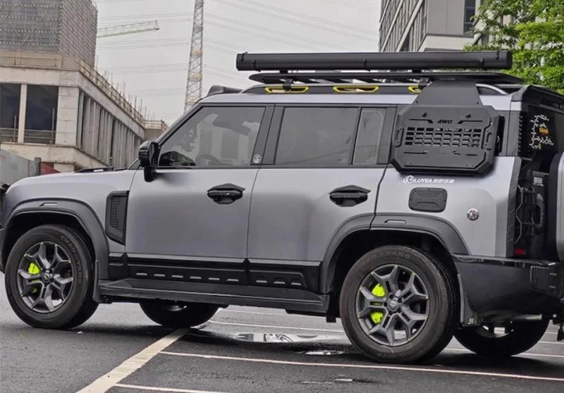 Chery JETOUR Traveler T2 2023-2025 Matte Black Door Skirt Kit