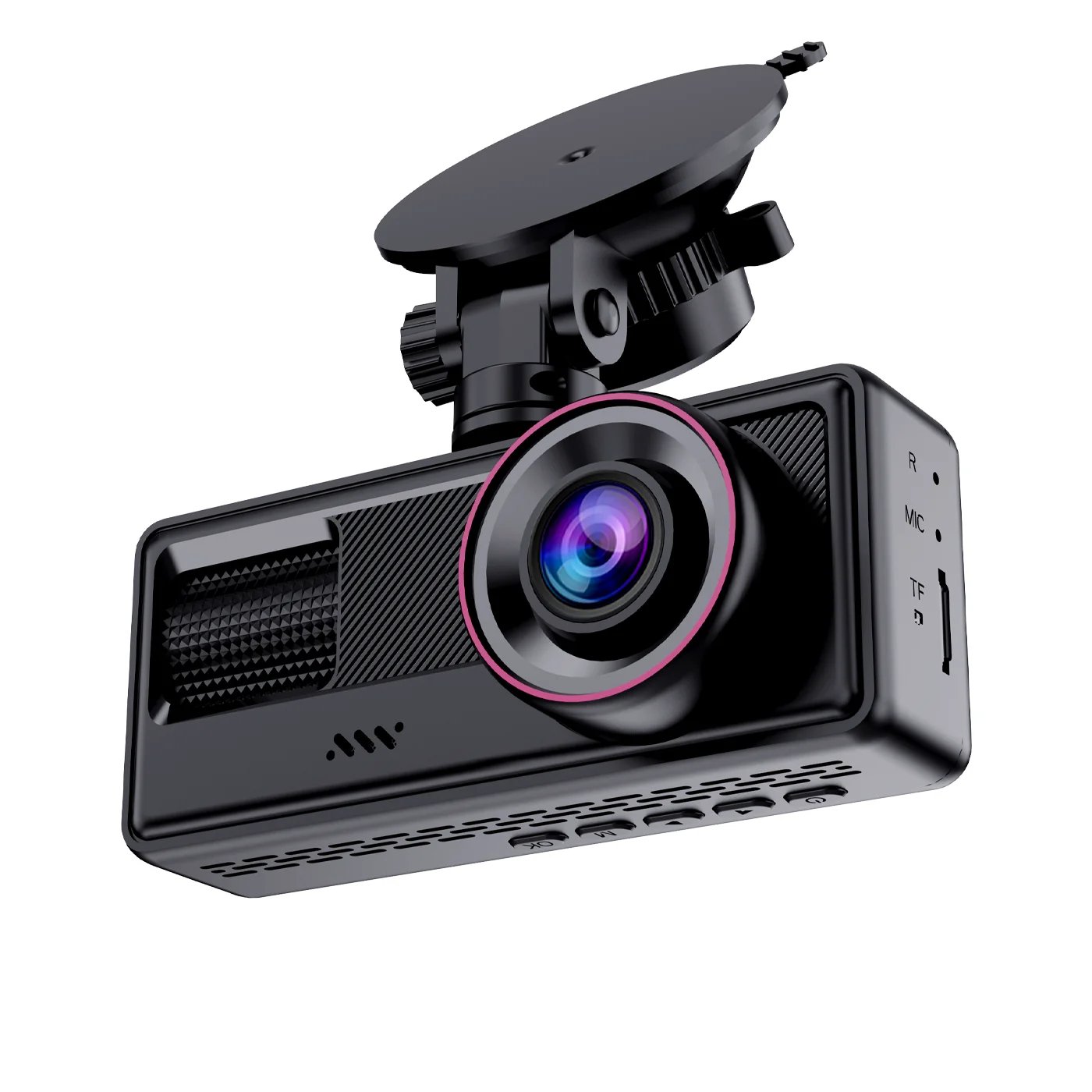 Dash Cam, 3 Channel Dash Cam,1080P car Cam Front And inside And Rear, Tripie CarDash Camera, Car Camera With 32GB Card,Night Vis