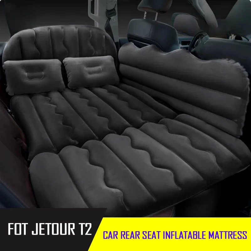 Fit for JETOUR Traveler T2 2023-2025 Automobile Rear Seat Luggage Travel Inflatable Bed Sleeper Mat Auto Interior Parts Piece