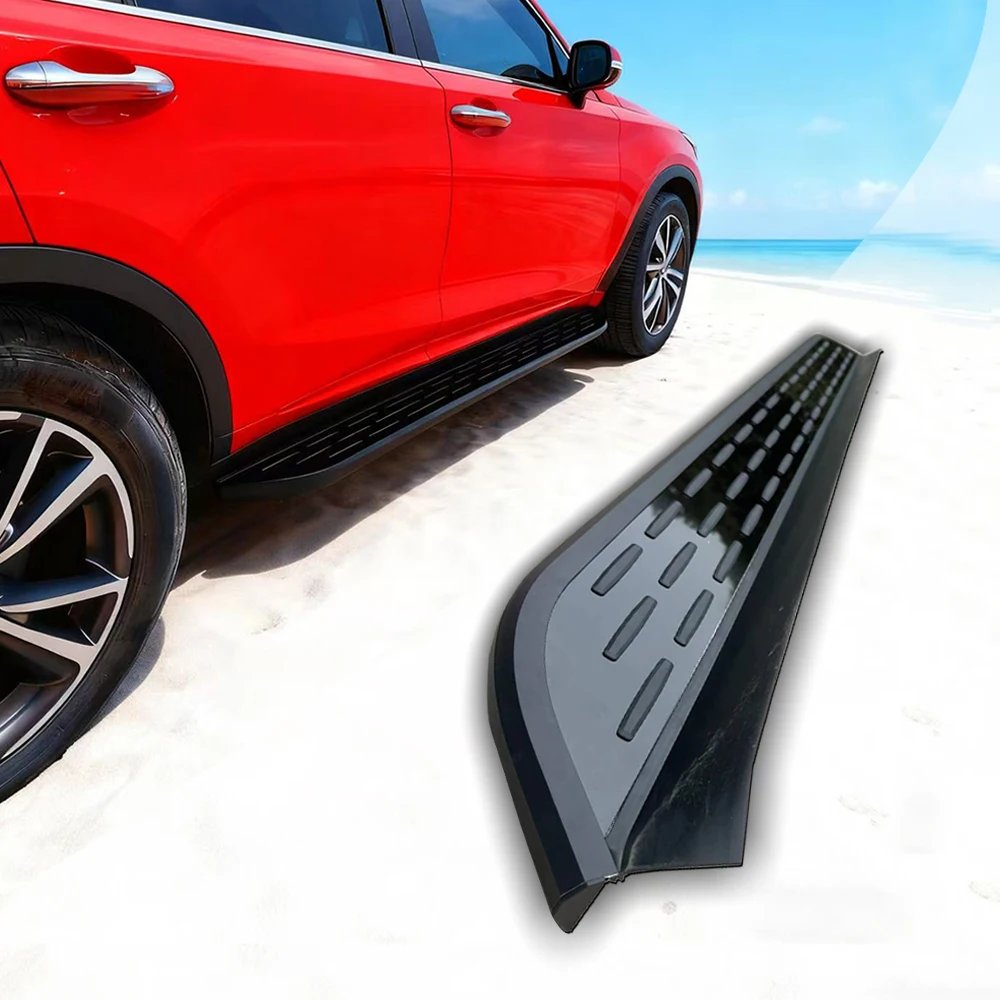 Fit for Jetour X90 X90 PLUS 2023-2025 Fixed Running Board Side StepBar Car Accessories (with brackets)