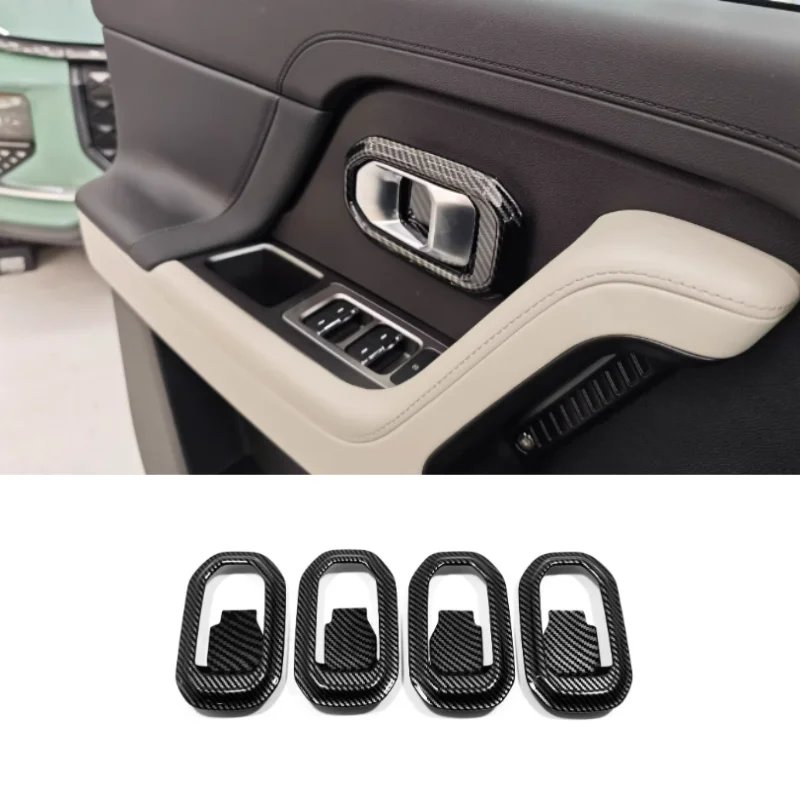 For CHERRY Jetour Shanhai T1 2025+ Exterior Accessories Inner Side Car Door Handle Pull Bowl Cover Trim 4PCS