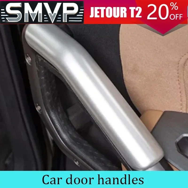 For Chery JETOUR Traveler T2 2023-2024 Auto Car Door Handle Modification Car Door Armrest Trim Car Interior Accessories