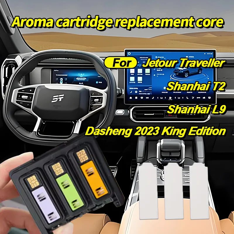 for Chery Jetour Traveller T2 Jetour T2 2024 Car Original Fragrance Kit Fragrance Ambient Kit Replacement Parts Car Accessories