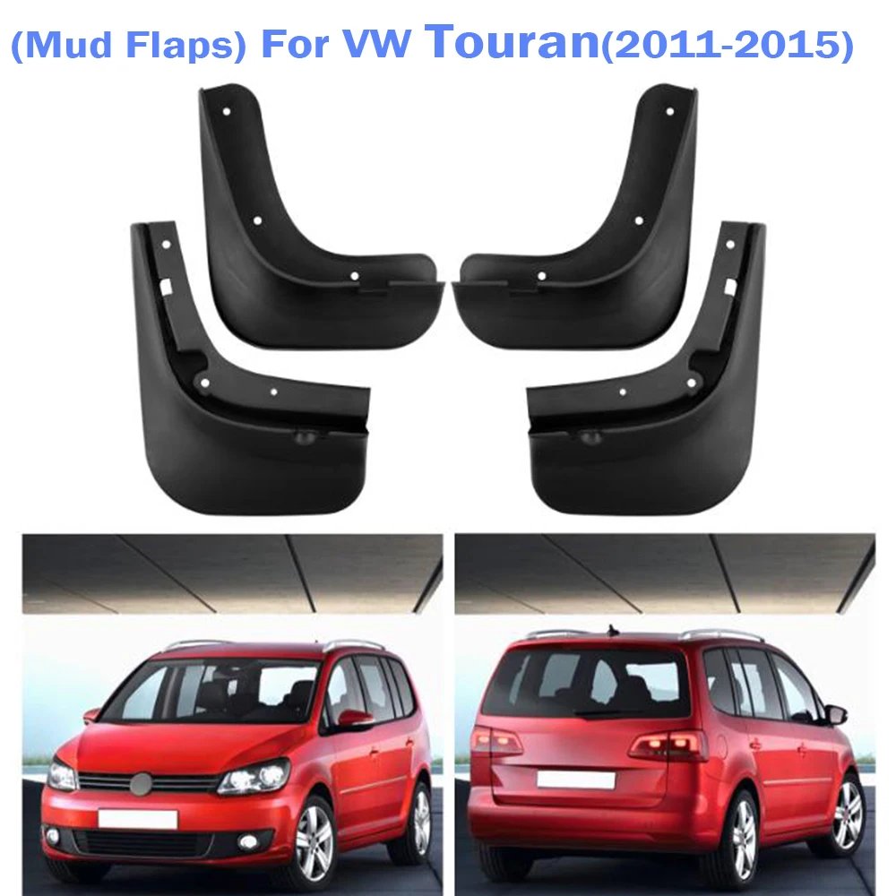 For VW Touran Mudguard Fender Mud Flaps Guards Splash Volkswagen Touran Mudflaps Car Accessories 4pcs 2011 2012 2013 2014 2015