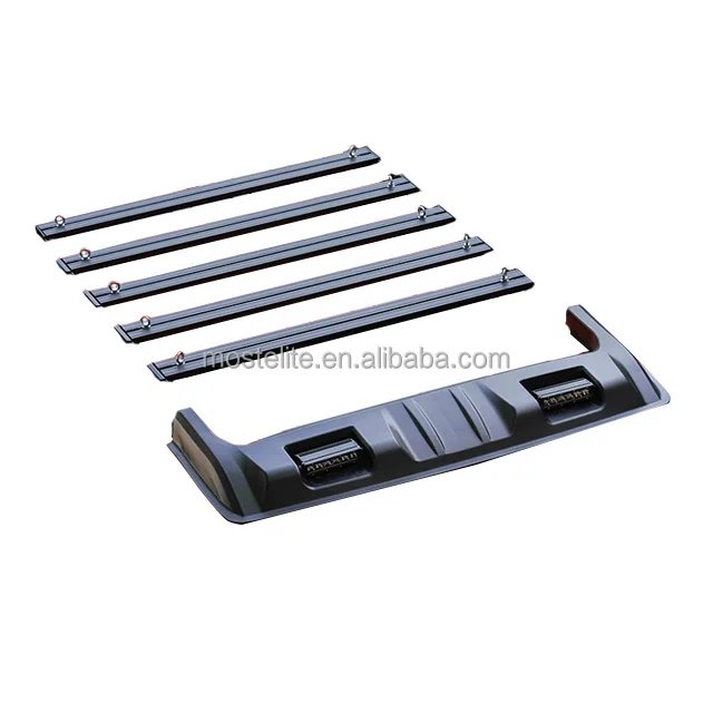 Hot Sale Aluminum Lighted Spoiler LED Spotlight Roof Platform Luggage Rack for GWM Tank 300 Car Accessories