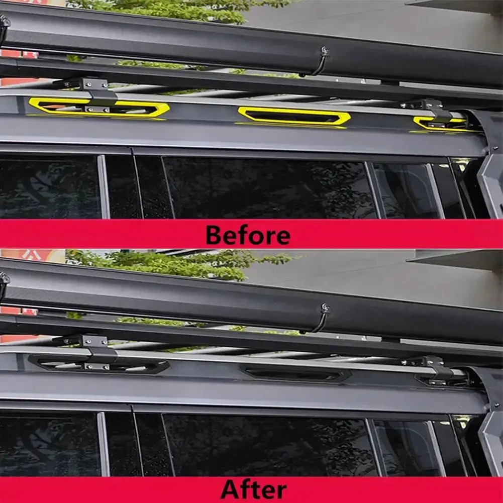 Jetour T2 2023-2024 Carbon Fiber Roof Rack Decorative Strip
