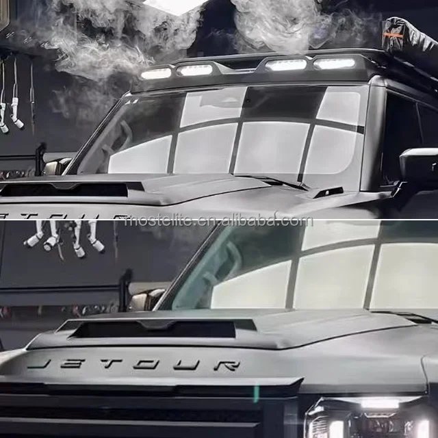 Jetour T2 Traveler Body Kit: Engine Hood, Side Skirts & Spoiler