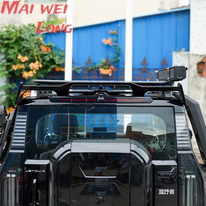 JETOUR Traveler T2 Black ABS Rear Spoiler - Stylish Auto Accessory