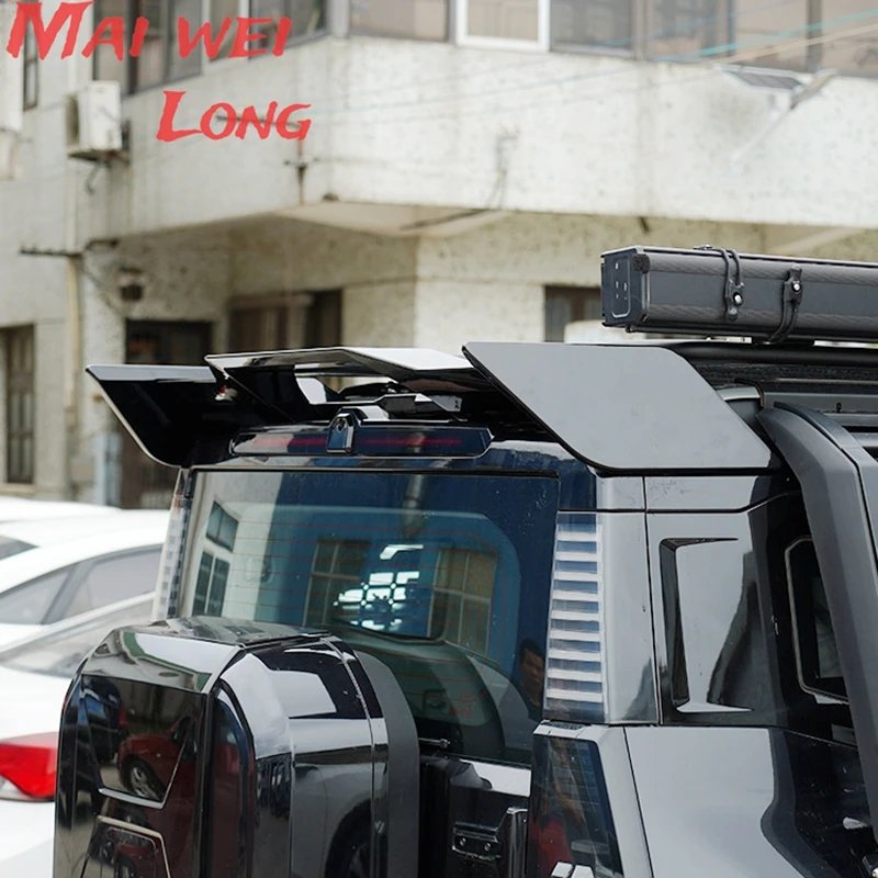 JETOUR Traveler T2 Black ABS Rear Spoiler - Stylish Auto Accessory