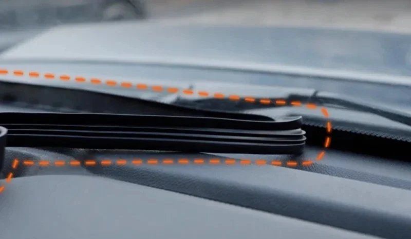 Jetour Traveler T2 Center Console Sound Insulation Seal Strip 2023-2025