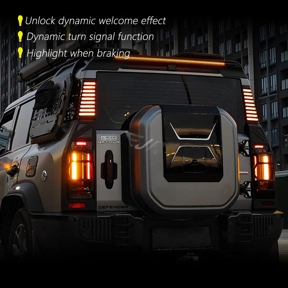 Jetour Traveler T2 D-Pillar Lights & Taillights (2023-2024)