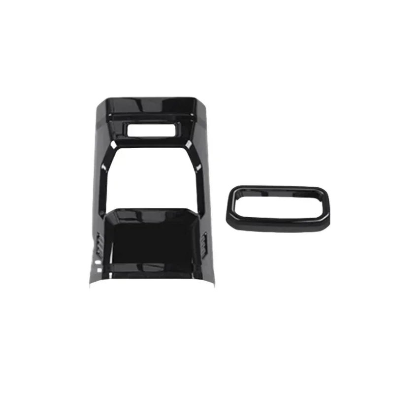 JETOUR Traveler T2 Steering Wheel Stickers & Console Trim - Black