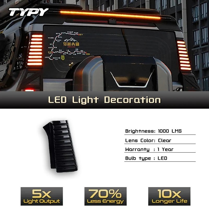 Jetour Traveller T2 2023-2024 LED Taillights & Side Lights