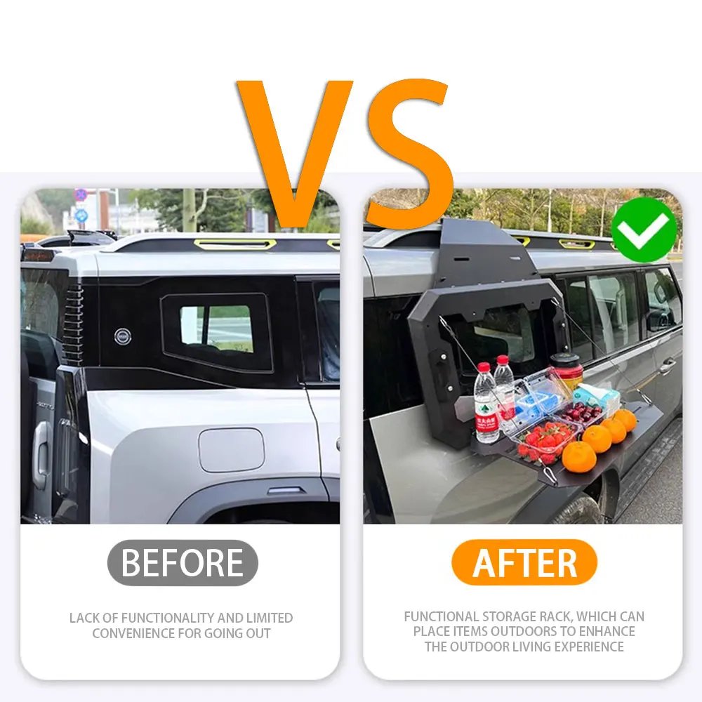 Jetour Traveller T2 2023-2024 Side Window Tool Box - Black Auto Parts