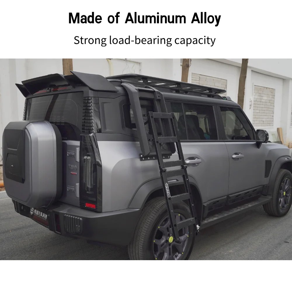 Jetour Traveller T2 Aluminum Foldable Side Door Ladder