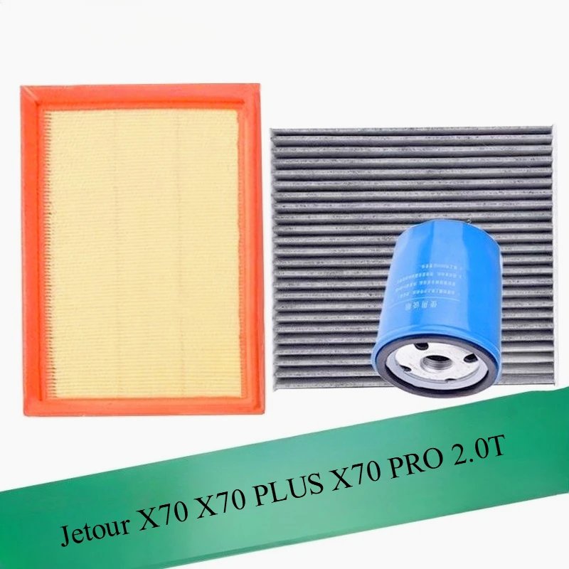 Jetour X70 Filter Set - Engine, Cabin, AC, Oil Filters (3pcs)