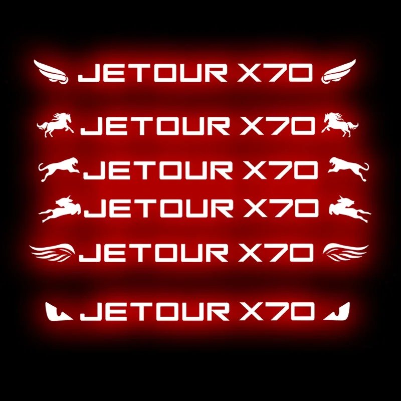 JETOUR X70 High-Mount Brake Light Decorative Stickers