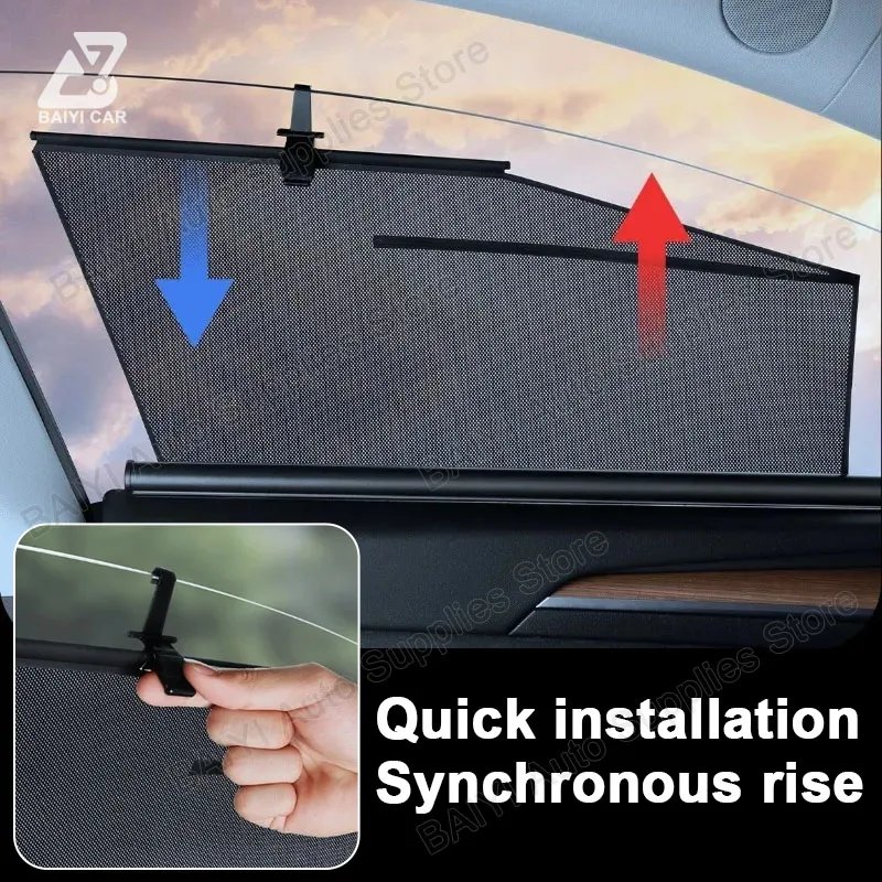 JETOUR X70 PLUS Side Window Sunshade Curtain - Sun Protection Accessory
