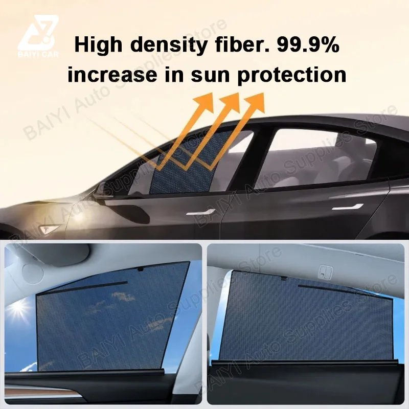 JETOUR X70 PLUS Side Window Sunshade Curtain - Sun Protection Accessory