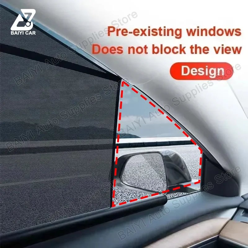 JETOUR X70 PLUS Side Window Sunshade Curtain - Sun Protection Accessory
