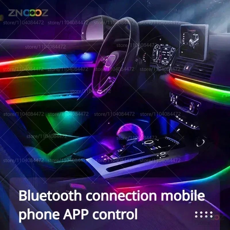 Jetour X70 T1X 22-in-1 RGB Acrylic Car Ambient Light Kit