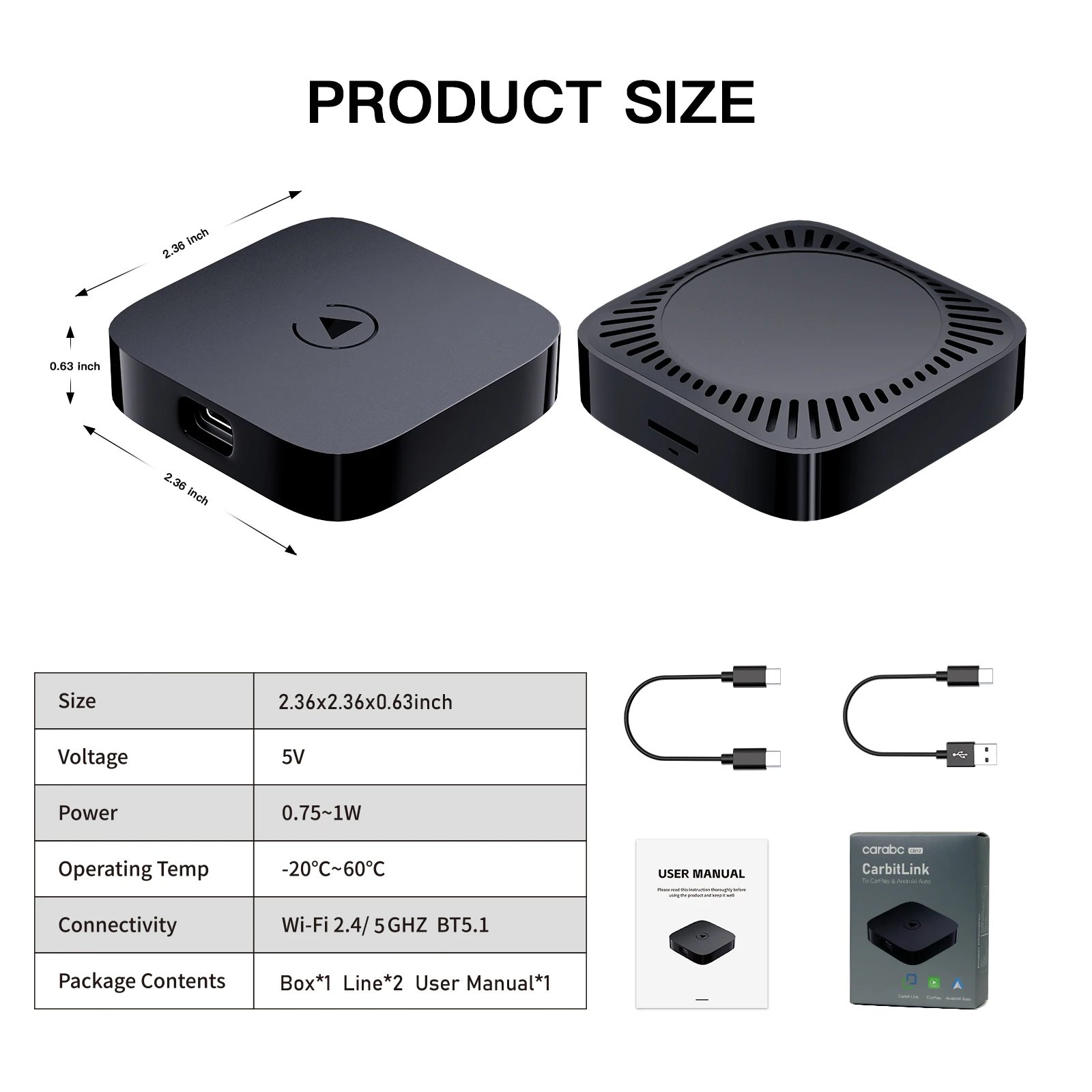 Jetour X70 X90 X95 CarPlay & Android Auto Wireless Adapter