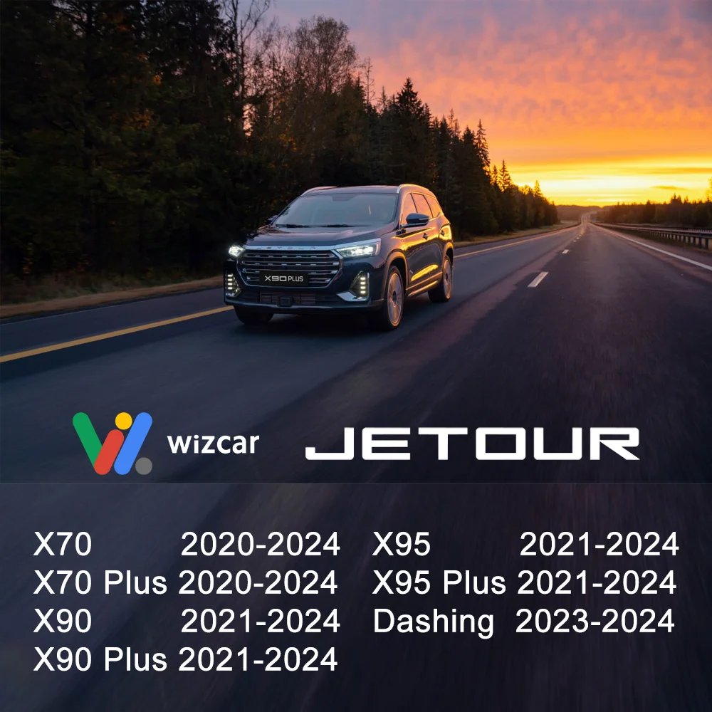 Jetour X70 X90 X95 WIZCAR T01 Multimedia System with Google Maps