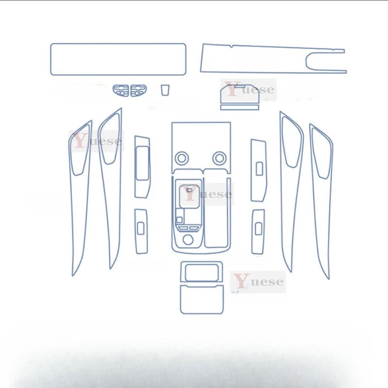 Jetour X90/X95 2020-2021 TPU Interior Protective Film