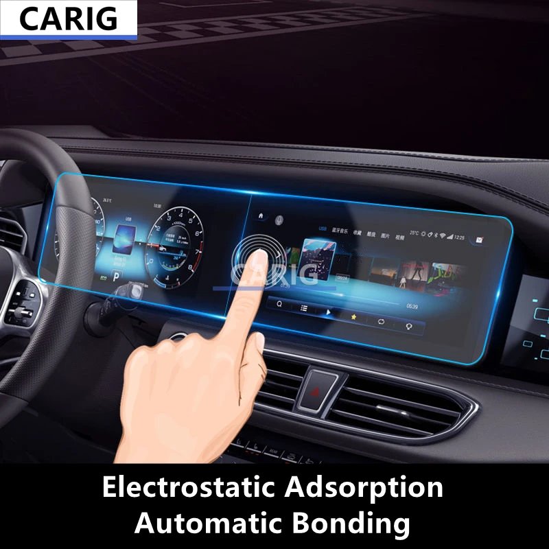 JETOUR X95 20-22 HD Tempered Glass Dashboard Protector